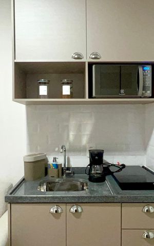 Studio para alugar com 27m², 1 quarto e sem vaga Studio para alugar com 27m², 1 quarto e sem vagaCozinha