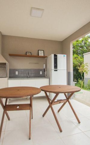 Apartamento à venda com 45m², 2 quartos e 1 vaga Apartamento à venda com 45m², 2 quartos e 1 vagaÁrea comum - Churrasqueira