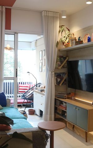 Apartamento à venda com 57m², 2 quartos e 1 vagaSala