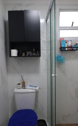 Apartamento à venda com 62m², 3 quartos e 2 vagasBanheiro Social