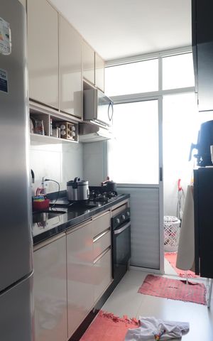 Apartamento à venda com 62m², 3 quartos e 2 vagasCozinha