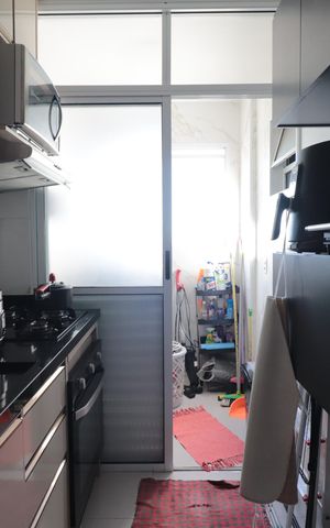 Apartamento à venda com 62m², 3 quartos e 2 vagasCozinha