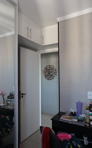Apartamento à venda com 62m², 3 quartos e 2 vagasQuarto 2