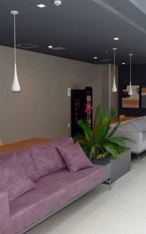 Studio à venda com 27m², 1 quarto e sem vagaHall social