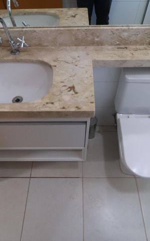 Apartamento para alugar com 100m², 3 quartos e 2 vagasBanheiro suite 1