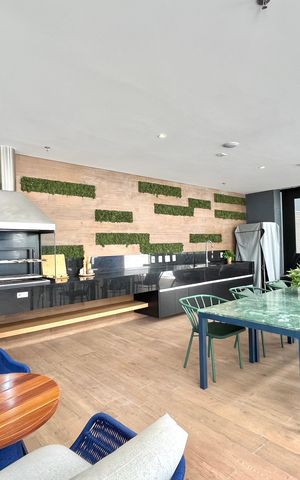 Apartamento para alugar com 50m², 1 quarto e 1 vaga Apartamento para alugar com 50m², 1 quarto e 1 vagaÁrea comum - Churrasqueira 2