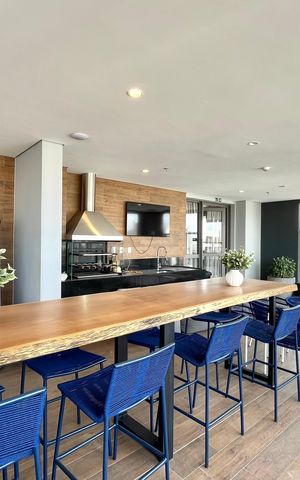 Apartamento para alugar com 50m², 1 quarto e 1 vaga Apartamento para alugar com 50m², 1 quarto e 1 vagaÁrea comum - Churrasqueira 1
