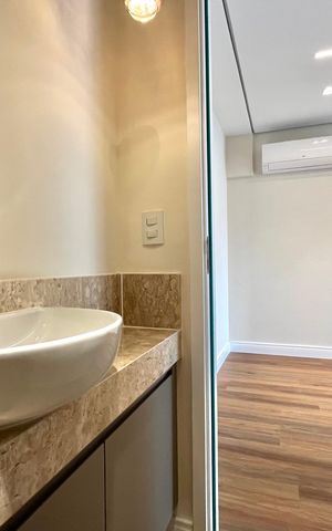 Apartamento para alugar com 50m², 1 quarto e 1 vaga Apartamento para alugar com 50m², 1 quarto e 1 vagaLavabo