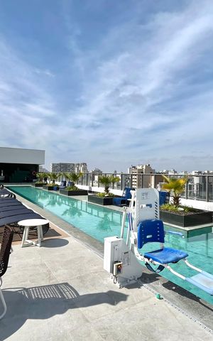 Apartamento para alugar com 50m², 1 quarto e 1 vaga Apartamento para alugar com 50m², 1 quarto e 1 vagaÁrea comum - Piscina