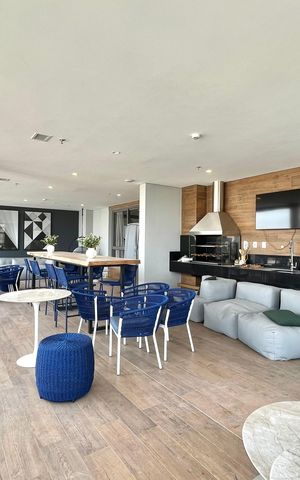 Apartamento para alugar com 50m², 1 quarto e 1 vaga Apartamento para alugar com 50m², 1 quarto e 1 vagaÁrea comum - Churrasqueira 1