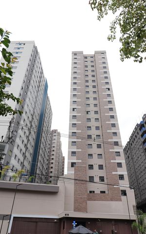 Apartamento para alugar com 39m², 1 quarto e sem vagaFachado do condomínio