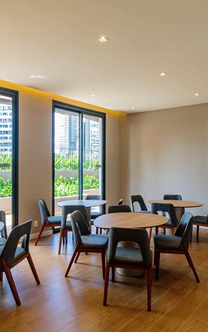 Apartamento para alugar com 25m², 1 quarto e sem vaga Apartamento para alugar com 25m², 1 quarto e sem vagaÁrea comum - Salão de festas