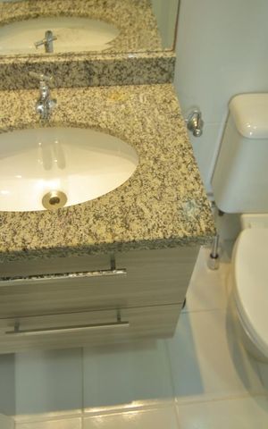 Apartamento para alugar com 60m², 2 quartos e 1 vagaBanheiro da Suíte 