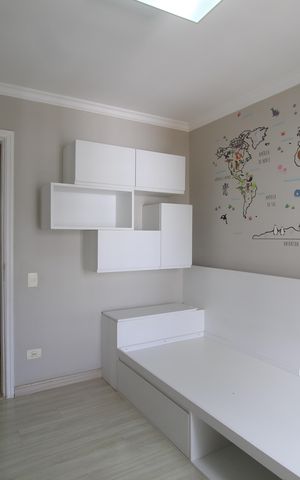 Apartamento à venda com 107m², 3 quartos e 2 vagasQuarto 1