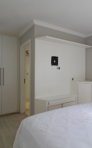 Apartamento à venda com 107m², 3 quartos e 2 vagasQuarto 3 - Suíte