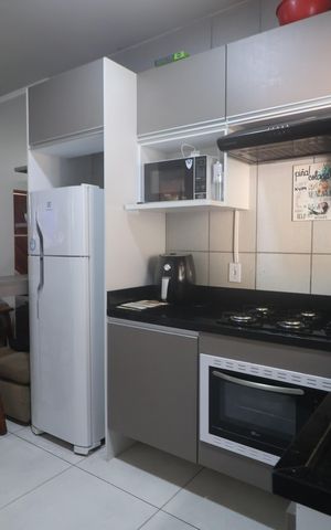 Casa à venda com 71m², 2 quartos e 1 vagaSala/cozinha