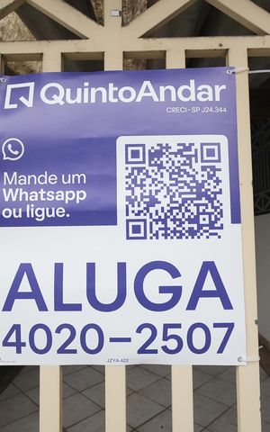 Casa para alugar com 110m², 2 quartos e 1 vagaPlaca