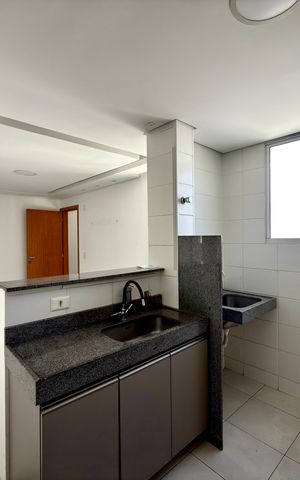 Apartamento à venda com 45m², 2 quartos e 1 vaga Apartamento à venda com 45m², 2 quartos e 1 vagaCozinha e Área de Serviço