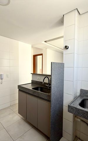 Apartamento à venda com 45m², 2 quartos e 1 vaga Apartamento à venda com 45m², 2 quartos e 1 vagaCozinha e Área de Serviço