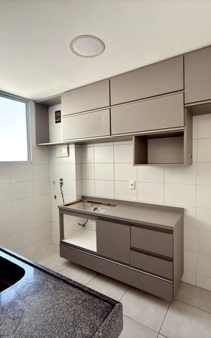 Apartamento à venda com 45m², 2 quartos e 1 vaga Apartamento à venda com 45m², 2 quartos e 1 vagaCozinha e Área de Serviço