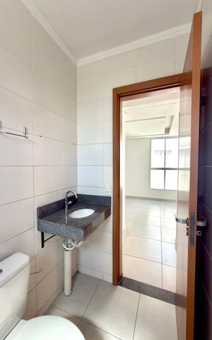 Apartamento à venda com 45m², 2 quartos e 1 vaga Apartamento à venda com 45m², 2 quartos e 1 vagaBanheiro Social