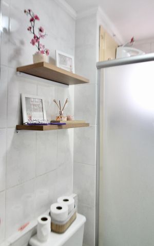 Apartamento à venda com 55m², 2 quartos e 1 vaga Apartamento à venda com 55m², 2 quartos e 1 vagaBanheiro