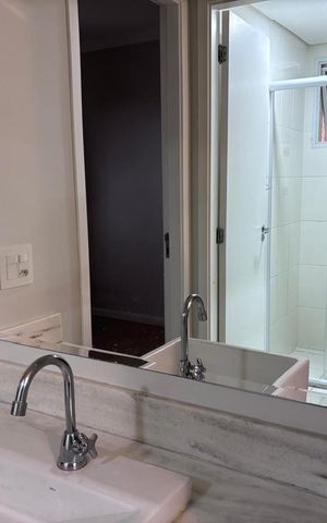 Apartamento para alugar com 39m², 1 quarto e 1 vaga Apartamento para alugar com 39m², 1 quarto e 1 vagaBanheiro