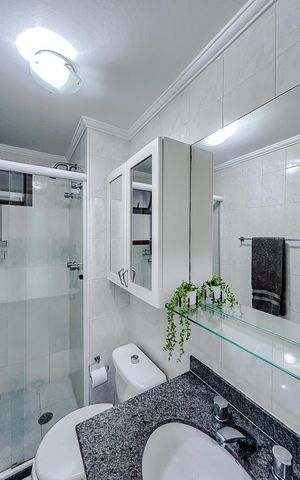 Apartamento à venda com 75m², 3 quartos e 2 vagasBanheiro