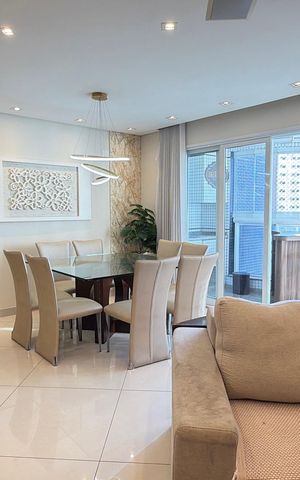 Apartamento à venda com 131m², 3 quartos e 3 vagas Apartamento à venda com 131m², 3 quartos e 3 vagasSala