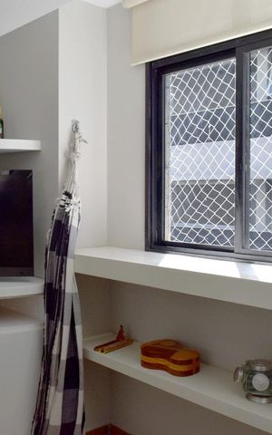 Apartamento para alugar com 54m², 2 quartos e 2 vagasSala - pavimento superior