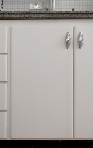 Apartamento para alugar com 54m², 2 quartos e 2 vagasCozinha - pavimento superior