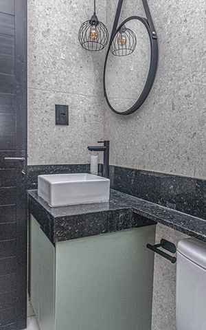 Studio para alugar com 32m², 1 quarto e sem vaga Studio para alugar com 32m², 1 quarto e sem vagabanheiro social_3