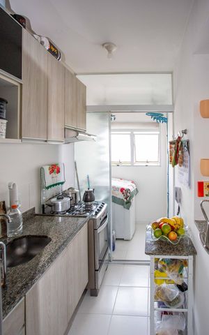 Apartamento à venda com 43m², 2 quartos e sem vagaCozinha