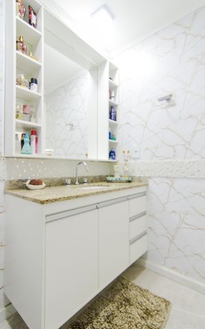 Apartamento à venda com 114m², 3 quartos e 2 vagasBanheiro da Suíte 