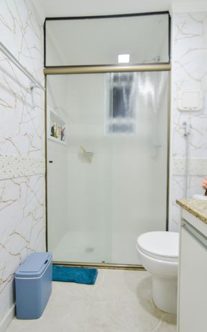 Apartamento à venda com 114m², 3 quartos e 2 vagasBanheiro da Suíte 