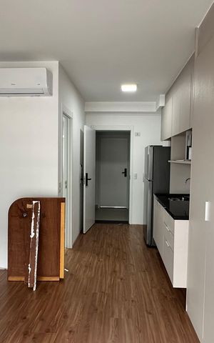 Apartamento para alugar com 28m², 1 quarto e sem vaga