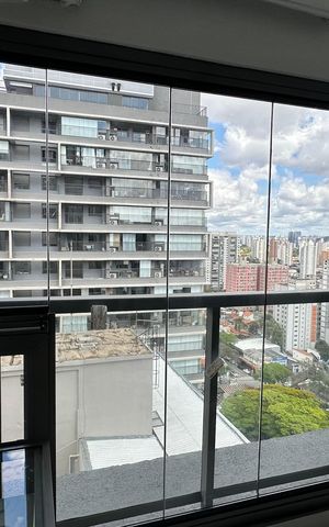 Apartamento para alugar com 28m², 1 quarto e sem vaga