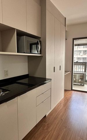 Apartamento para alugar com 28m², 1 quarto e sem vaga