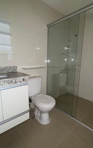 Apartamento para alugar com 46m², 1 quarto e 1 vaga Apartamento para alugar com 46m², 1 quarto e 1 vagaBanheiro Social