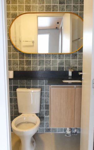Apartamento para alugar com 39m², 2 quartos e sem vaga Apartamento para alugar com 39m², 2 quartos e sem vagaBanheiro