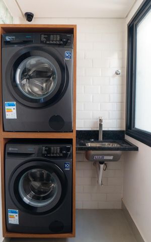 Studio para alugar com 31m², 1 quarto e sem vaga Studio para alugar com 31m², 1 quarto e sem vagaÁrea comum - Lavanderia
