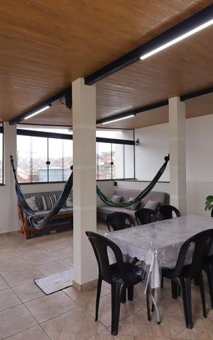 Casa para alugar com 80m², 2 quartos e 1 vagaÁrea Gourmet