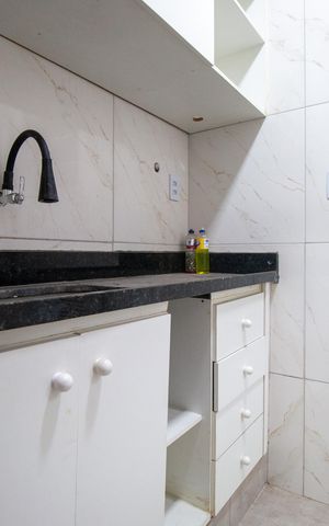 Apartamento à venda com 36m², 1 quarto e 1 vaga Apartamento à venda com 36m², 1 quarto e 1 vagaCozinha