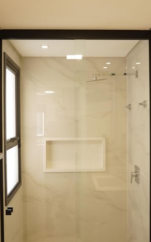 Apartamento para alugar com 107m², 3 quartos e 2 vagasBanheiro da Suíte 2