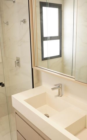 Apartamento para alugar com 107m², 3 quartos e 2 vagasBanheiro da Suíte 1
