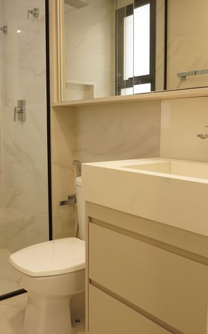 Apartamento para alugar com 107m², 3 quartos e 2 vagasBanheiro da Suíte 2