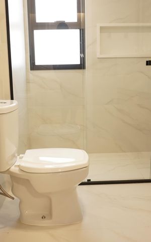 Apartamento para alugar com 107m², 3 quartos e 2 vagasBanheiro da Suíte 1