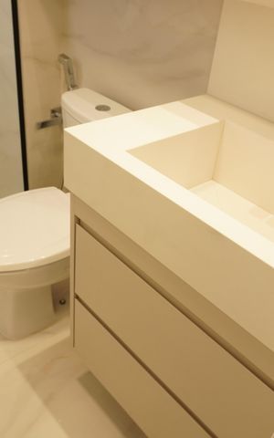 Apartamento para alugar com 107m², 3 quartos e 2 vagasBanheiro da Suíte 2