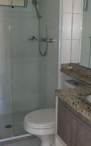 Apartamento à venda com 77m², 2 quartos e 1 vagaBanheiro Social