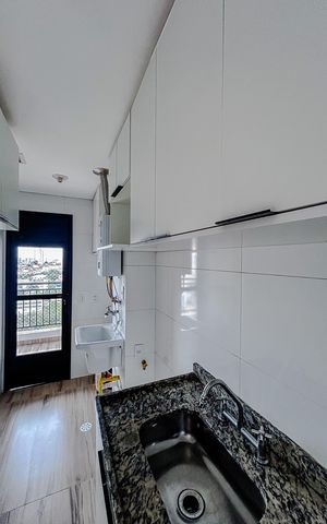 Apartamento para alugar com 38m², 1 quarto e 1 vagaCozinha e Área de Serviço